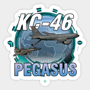 KC-46 Pegasus Airforce Pilot Gift Sticker